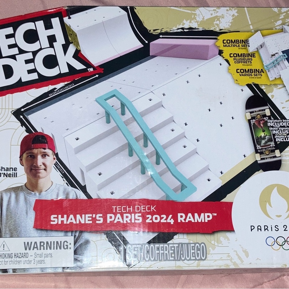 Tech Deck Shane's Paris 2024 Ramp Fingerboard Playset